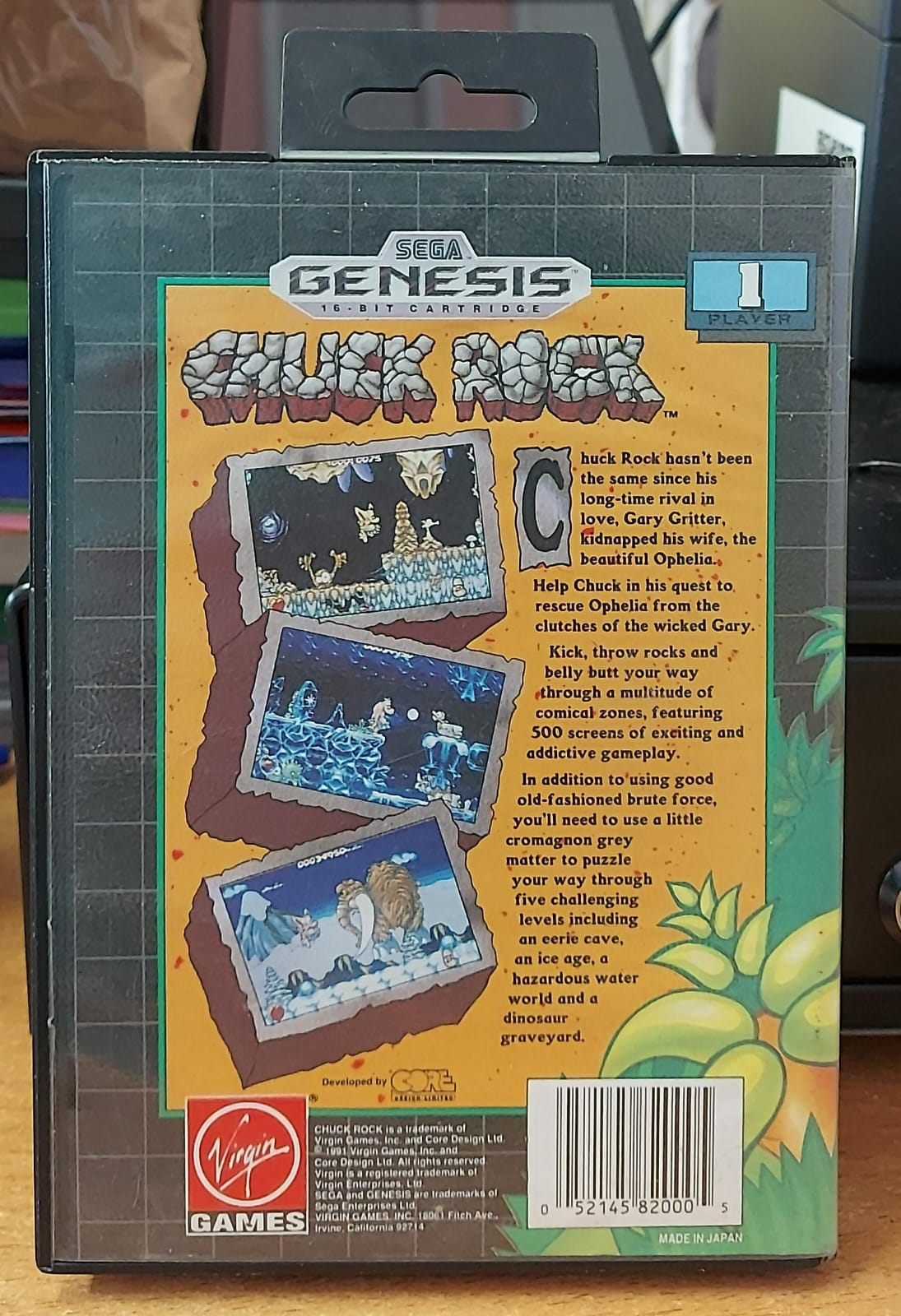 Chuck Rock - Gioco Sega Mega Drive / Genesis Usato