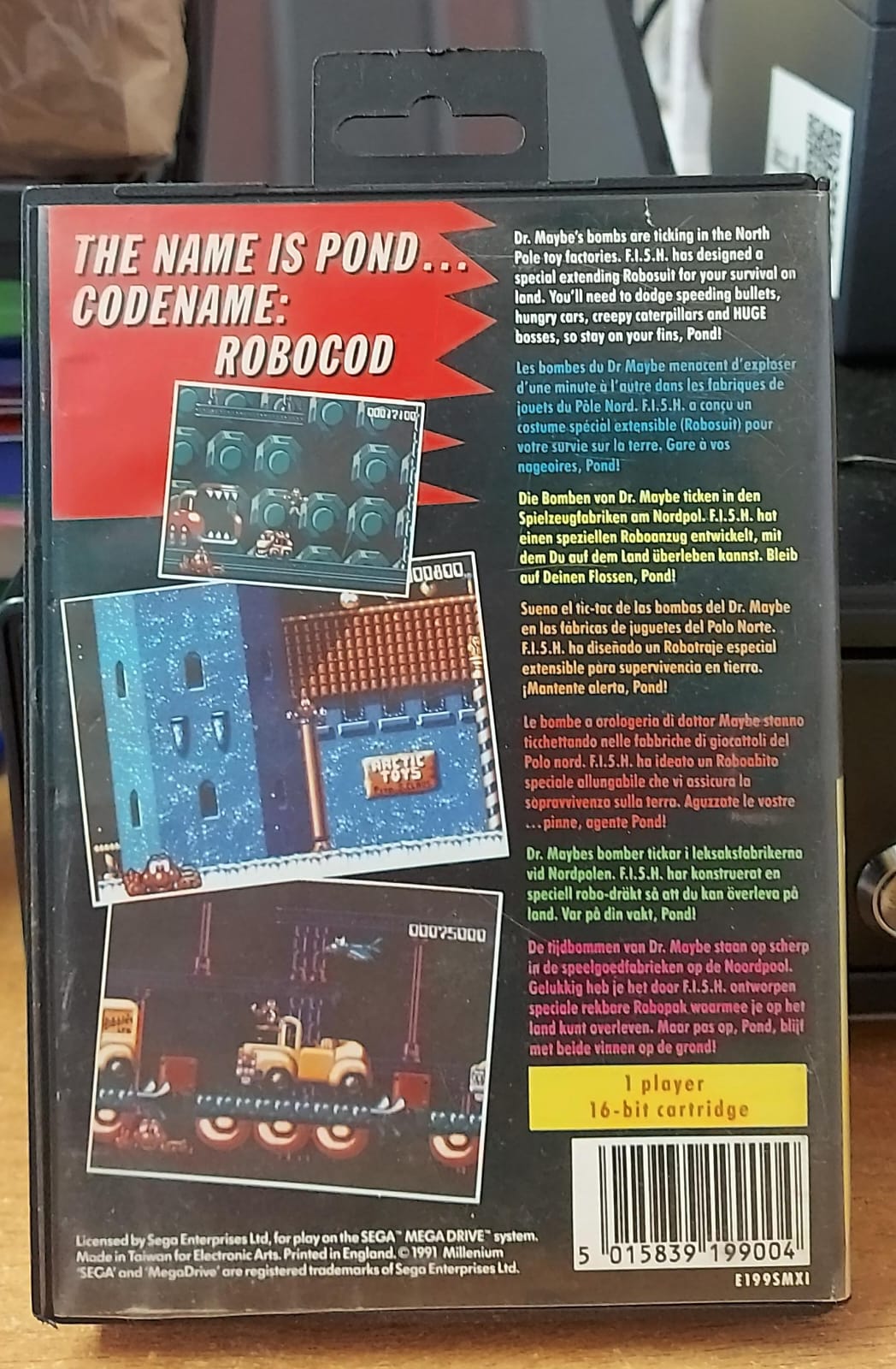 James Pond 2: Codename Robocod - Sega Mega Drive Usato