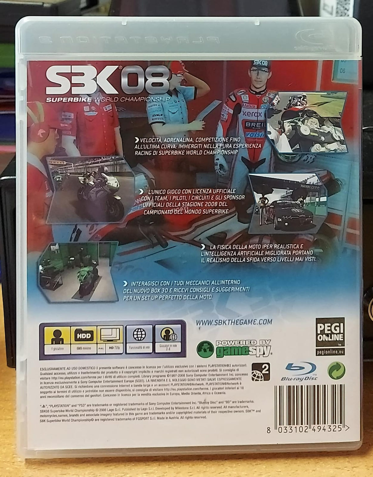 SBK 08: Superbike World Championship – PS3