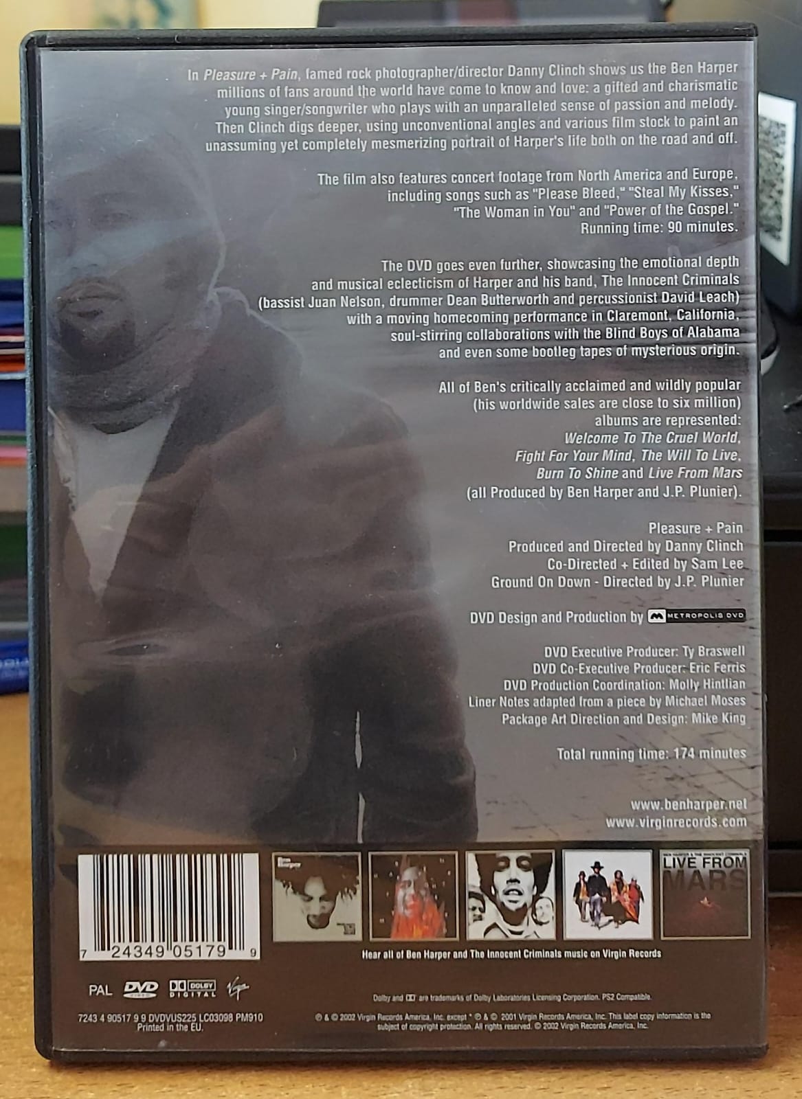 Ben Harper – Pleasure + Pain DVD