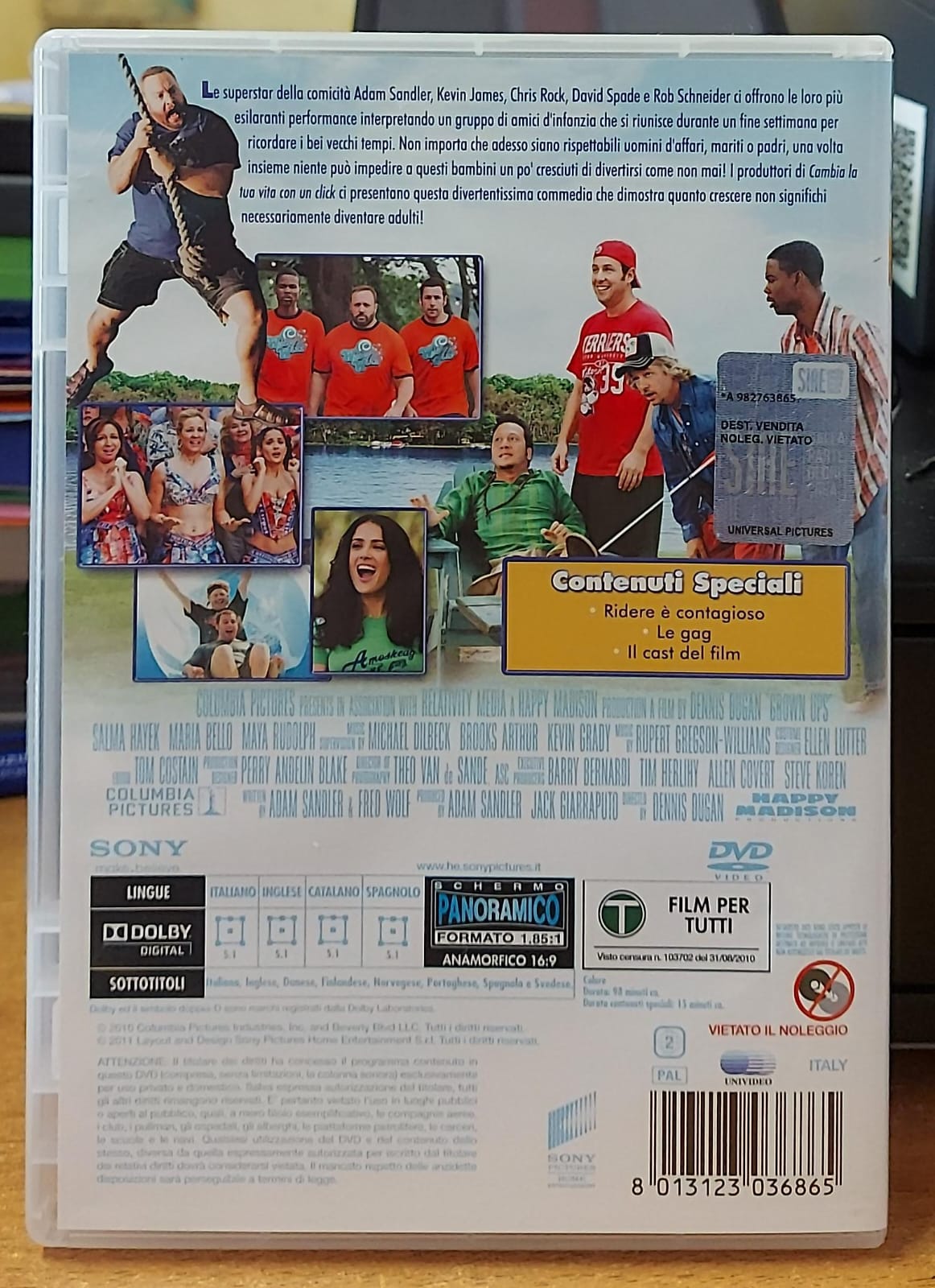 Un Weekend da Bamboccioni (Grown Ups) – Adam Sandler DVD