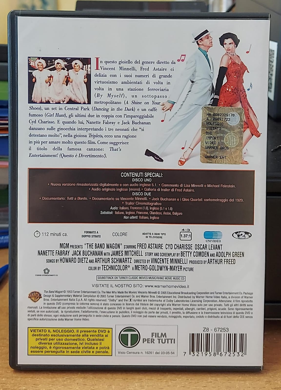 Spettacolo di Varietà (The Band Wagon) – Fred Astaire & Cyd Charisse – Edizione Speciale 2 Dischi DVD