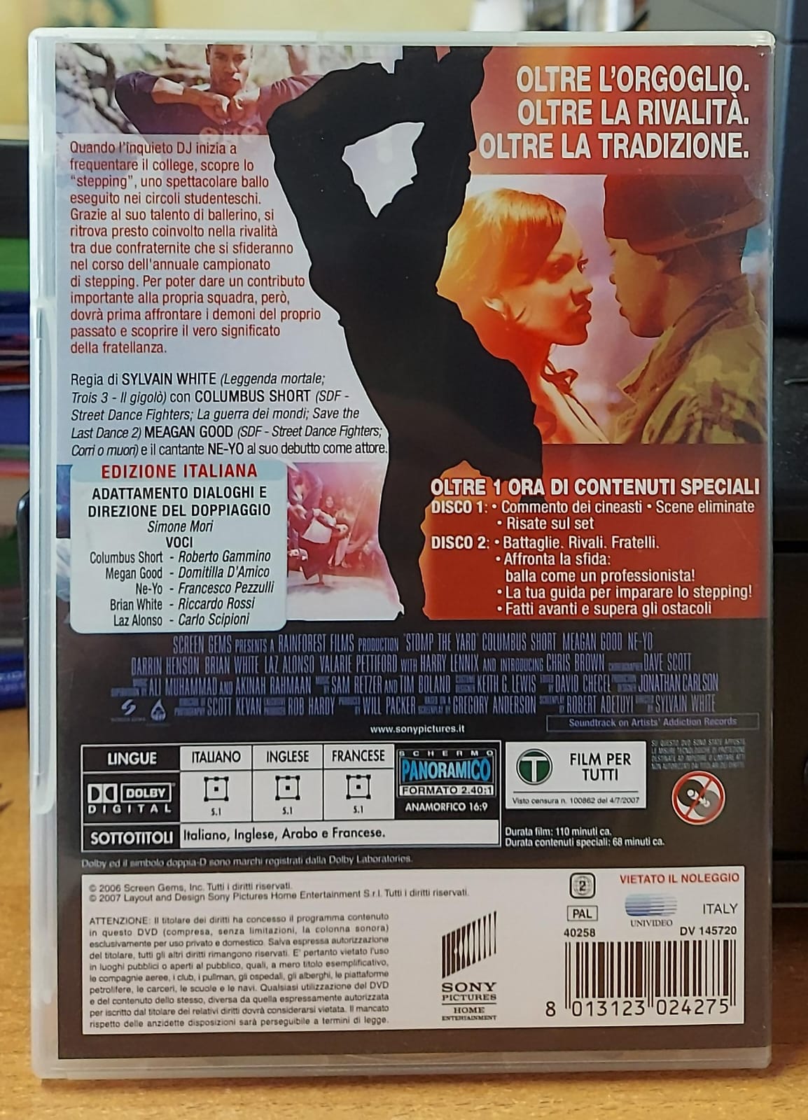 Stepping – Dalla Strada al Palcoscenico DVD 2 Dischi | Columbus Short, Ne-Yo