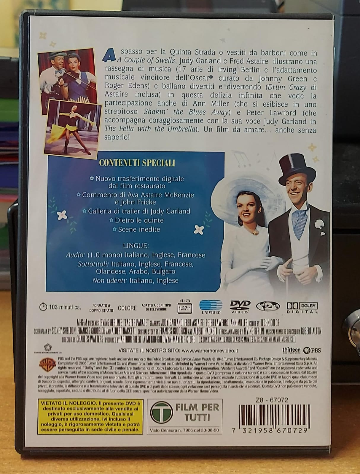 Ti Amavo Senza Saperlo – Judy Garland, Fred Astaire DVD | Edizione Speciale