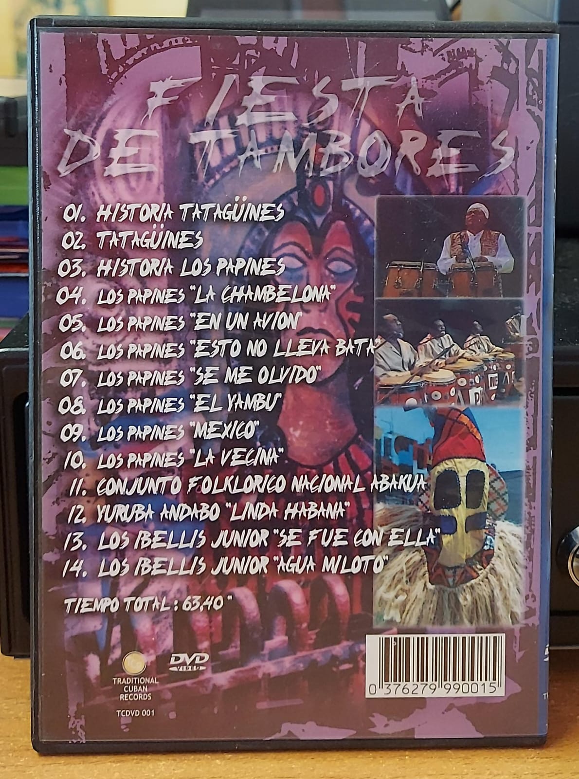 Fiesta de Tambores – DVD | Los Papines, Conjunto Folklórico Nacional, Tatagüines