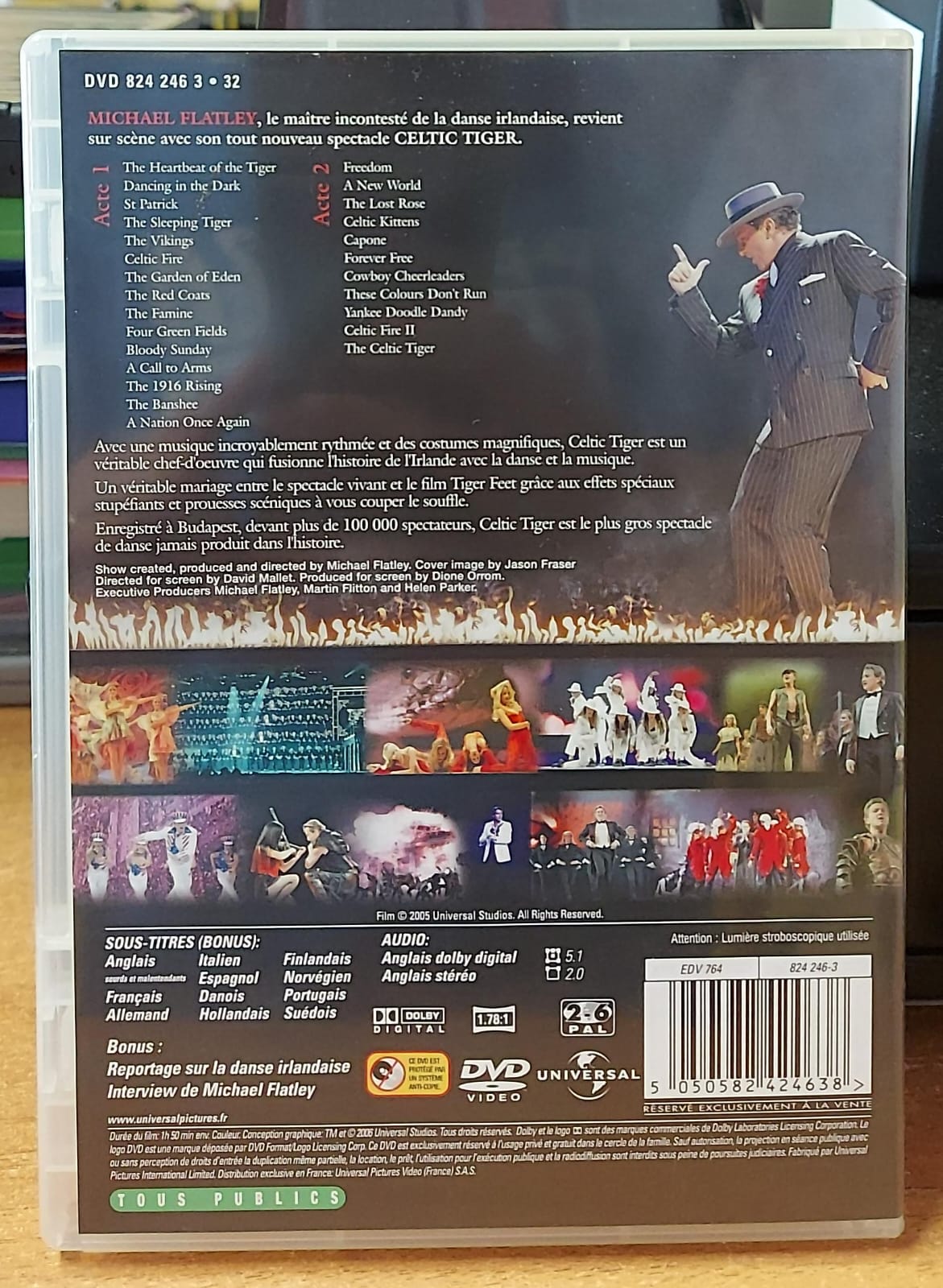 Celtic Tiger – Michael Flatley DVD Danza Irlandese Universal