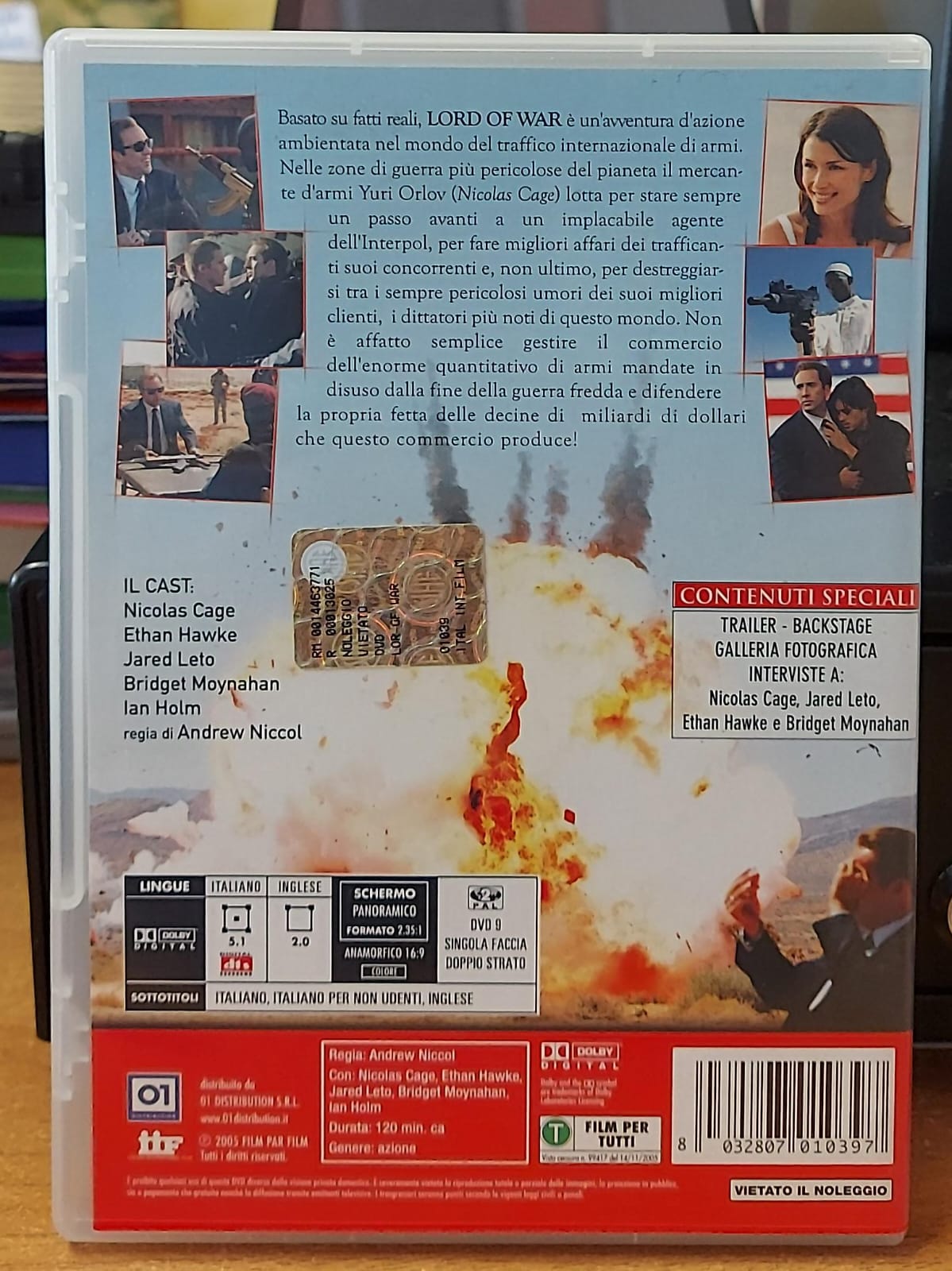 Lord of War – Nicolas Cage, Ethan Hawke, Jared Leto DVD 01 Distribution
