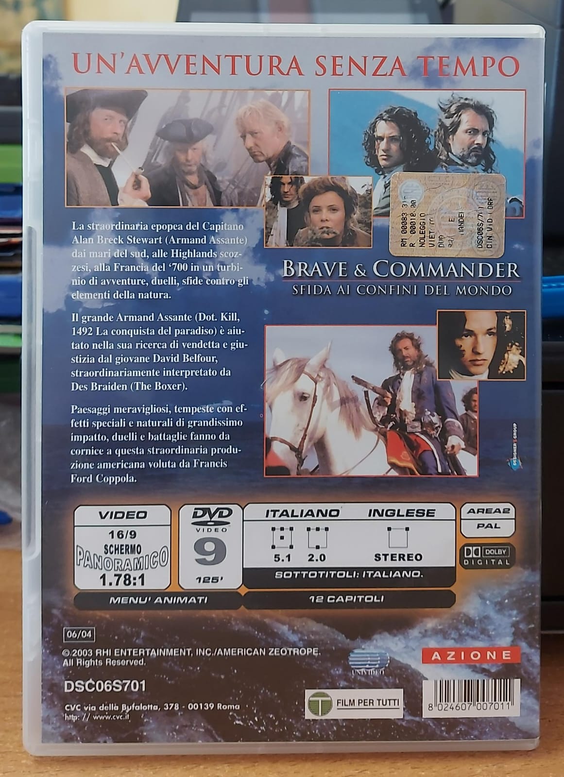 Brave & Commander DVD retro