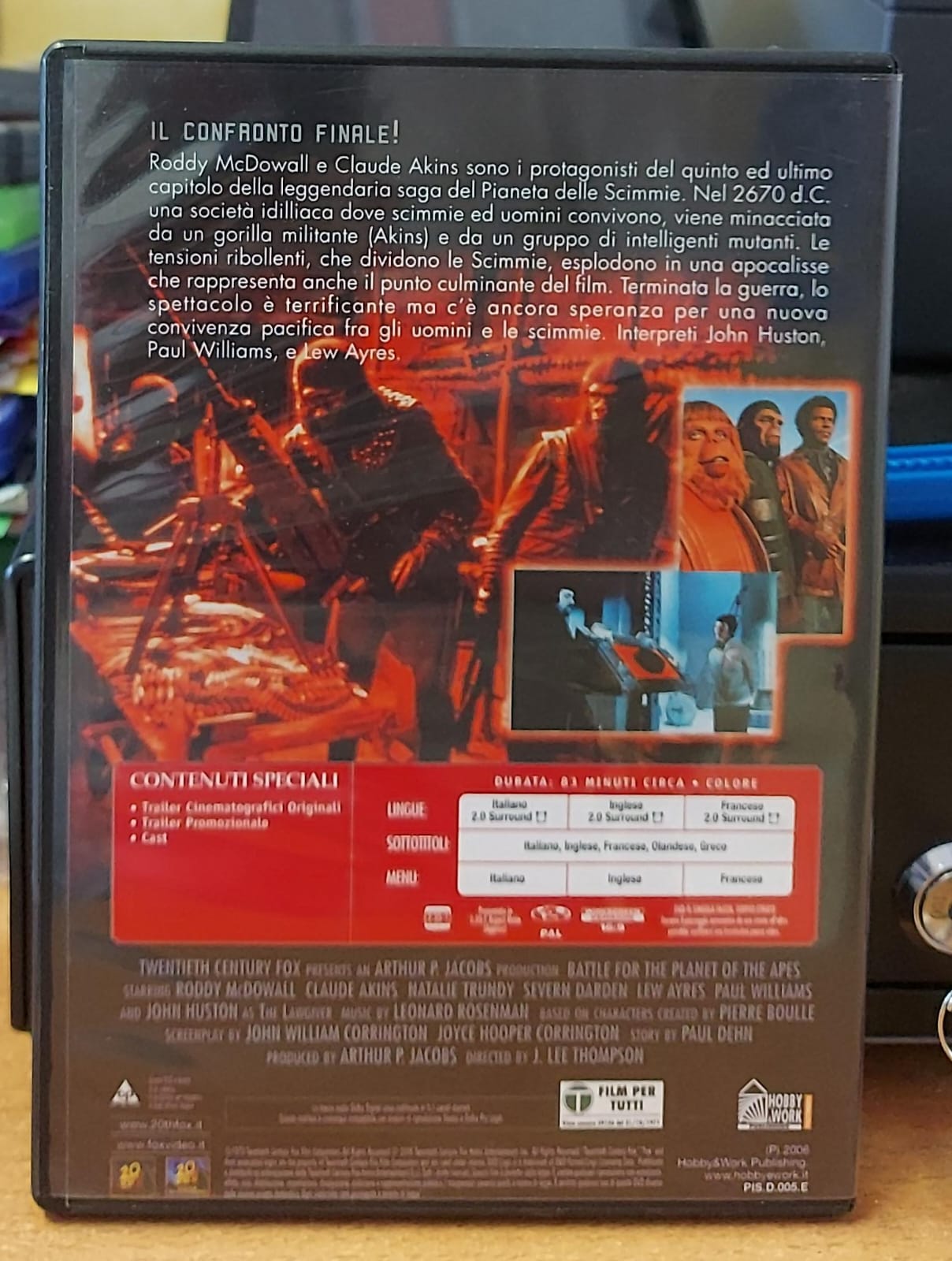Anno 2670 Ultimo Atto DVD retro