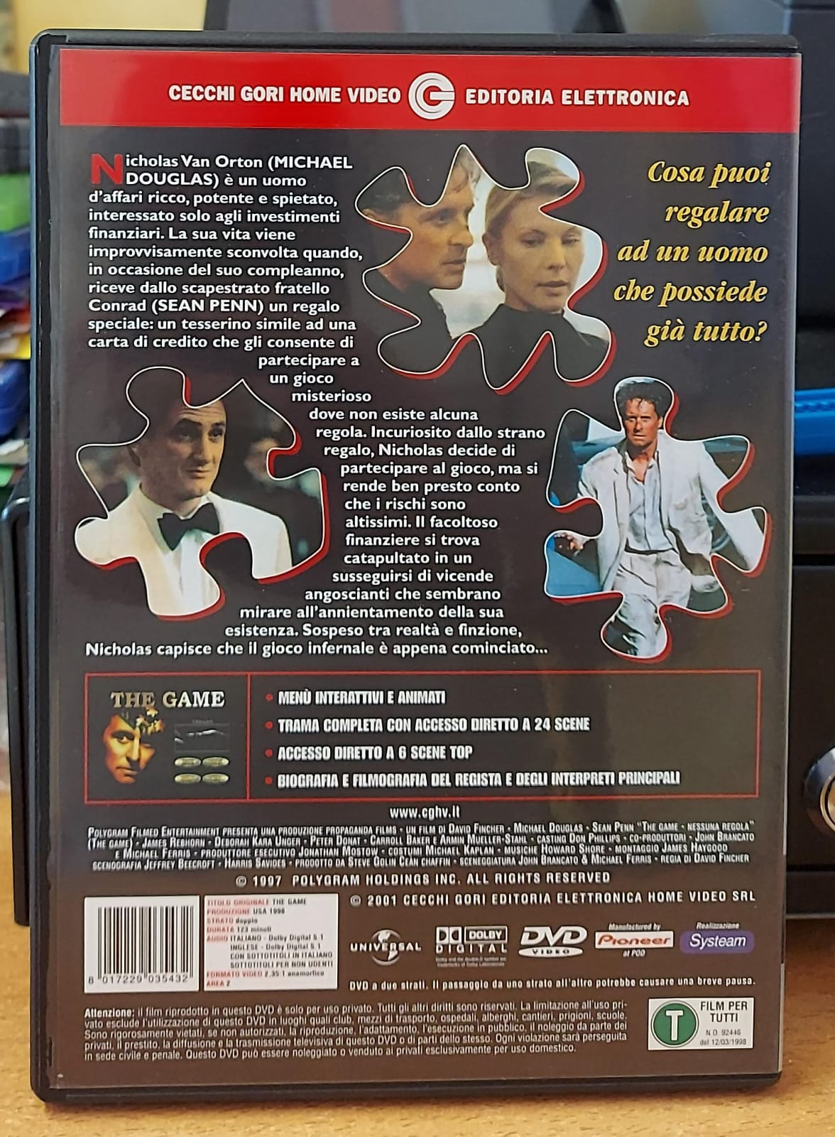 The Game DVD retro