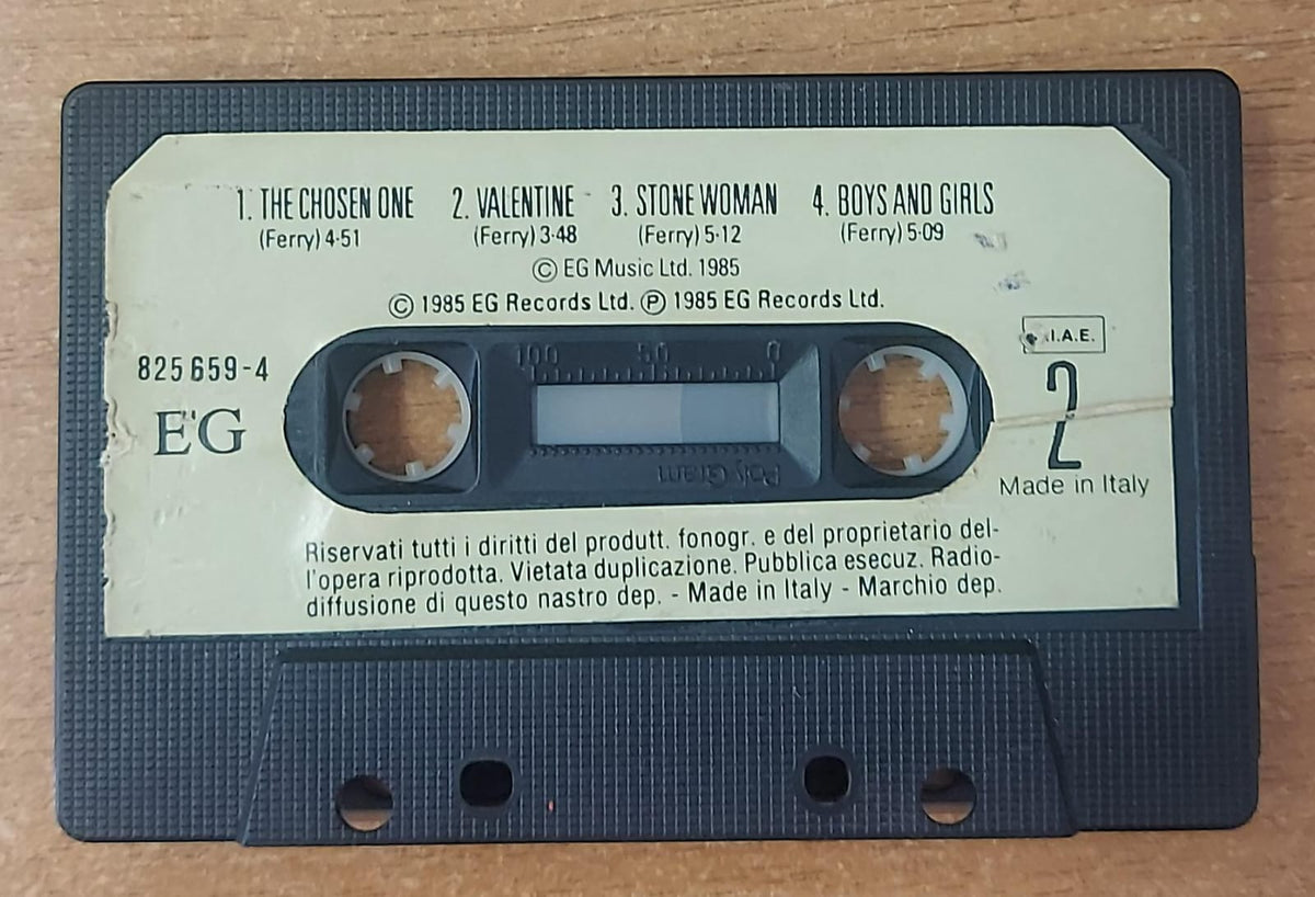 Bryan Ferry Boys and Girls musicassetta usata - lato 2