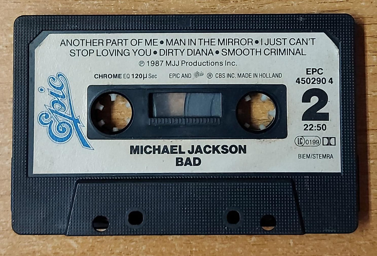 Michael Jackson Bad musicassetta Epic EPC 450290 4, lato 2