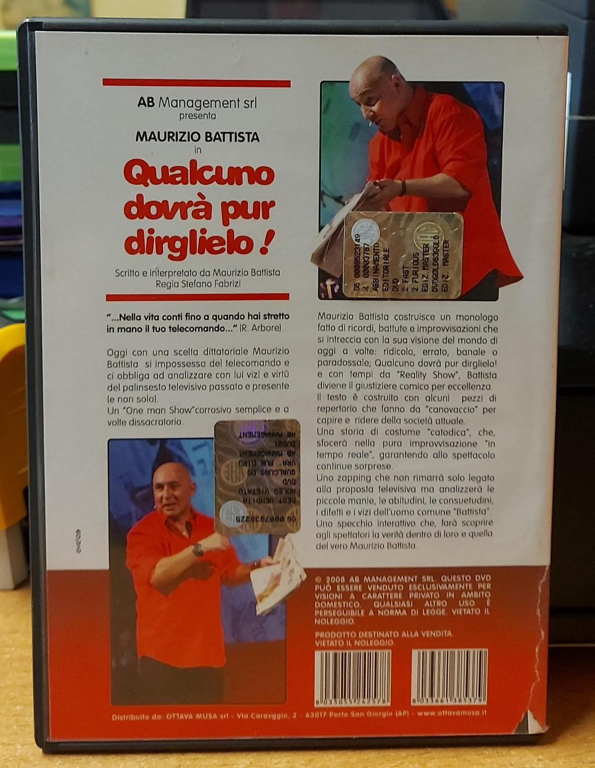 Qualcuno dovrà pur dirglielo! – DVD Maurizio Battista Usato