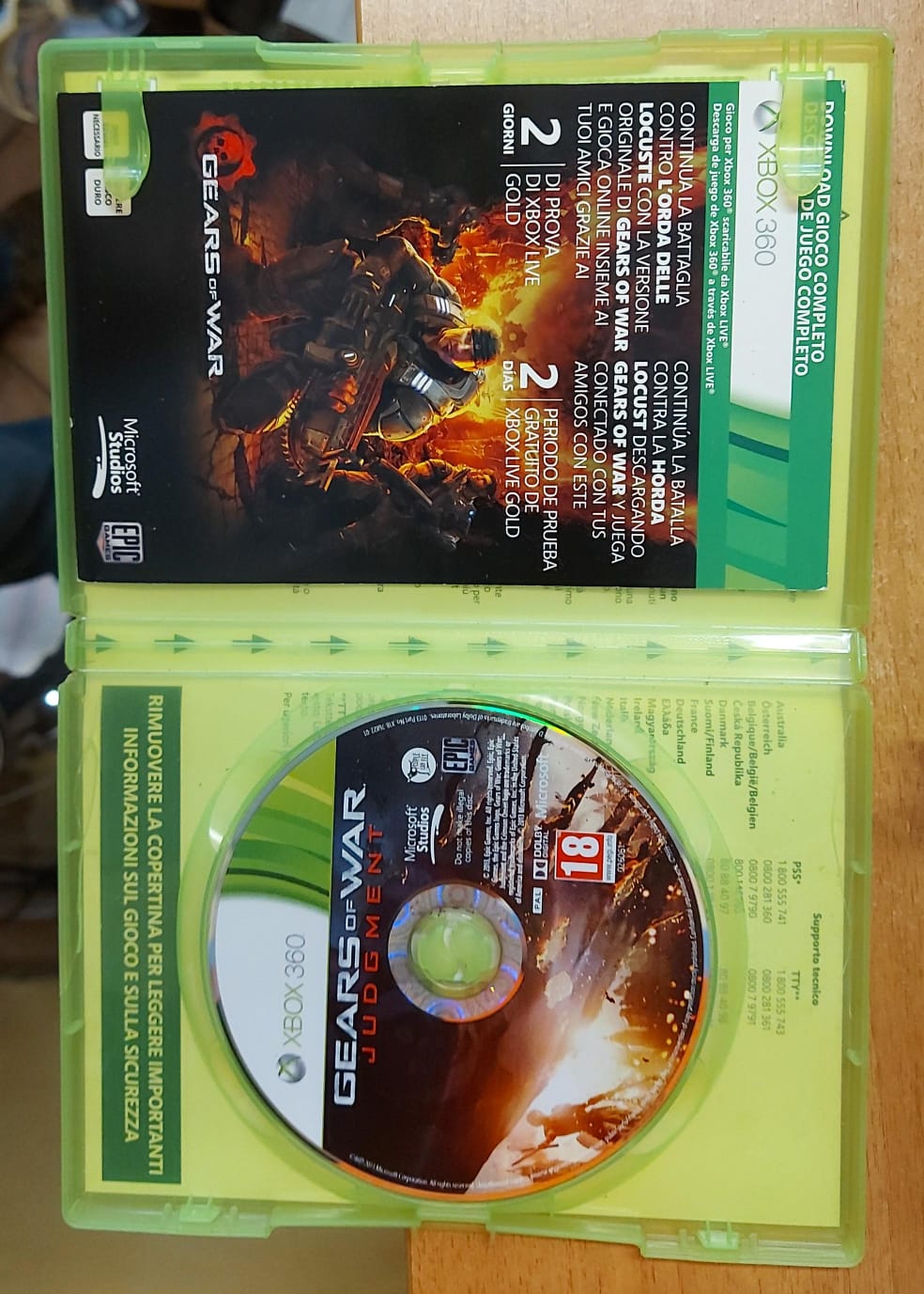 Gears of War: Judgment – Xbox 360 PAL Italiano