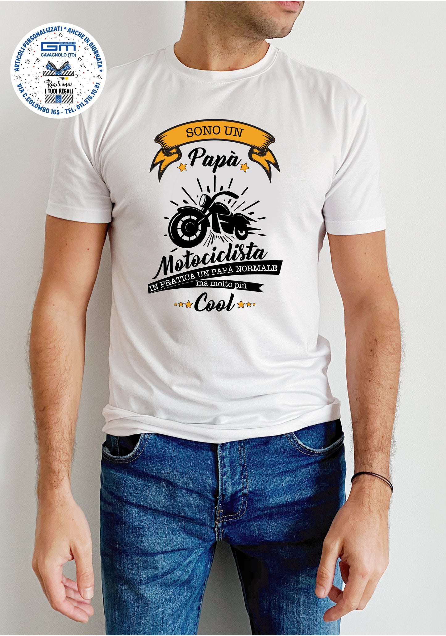 TSHIRT - PAPA' MOTOCICLISTA