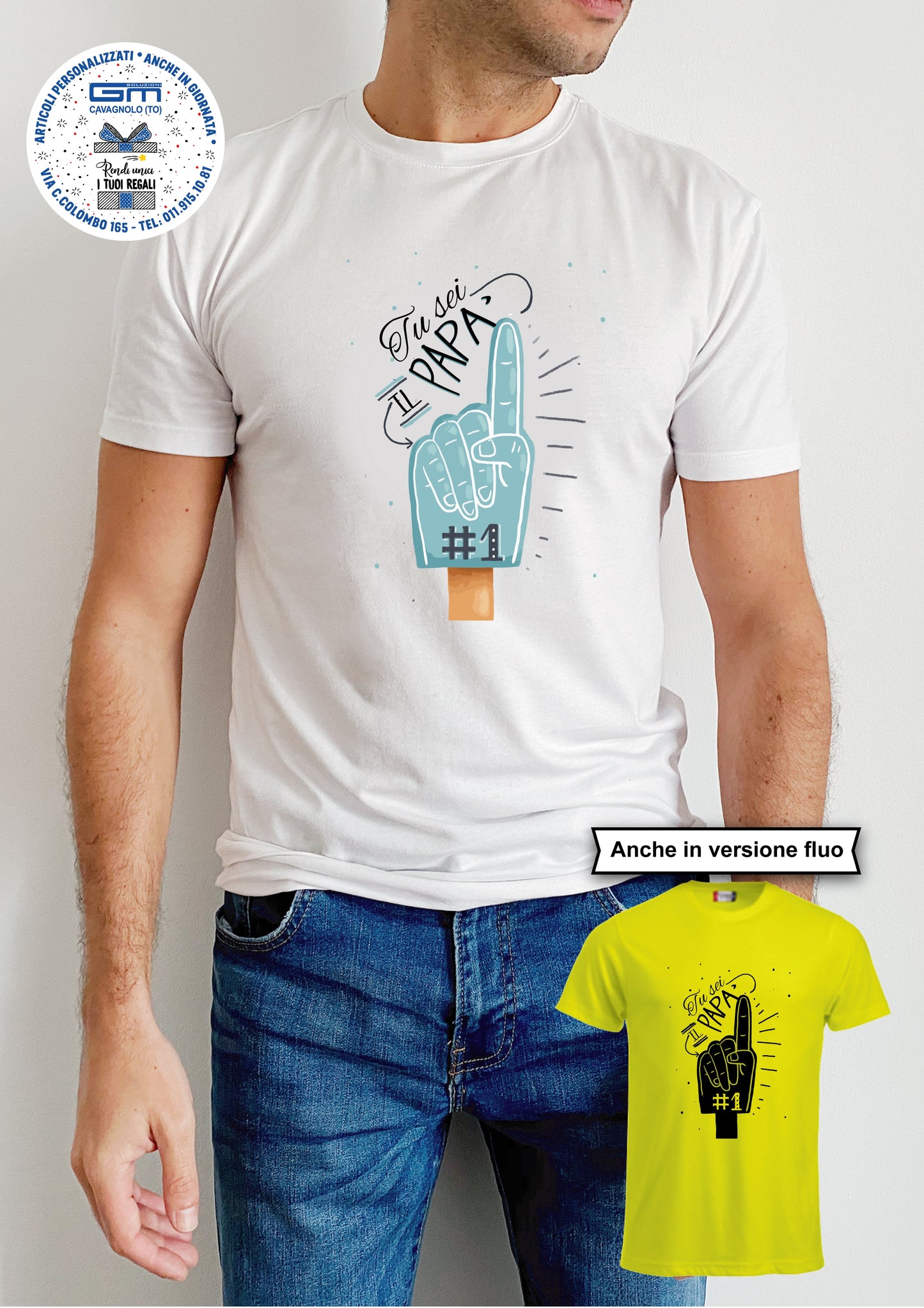 TSHIRT - PAPA' NUMERO 1