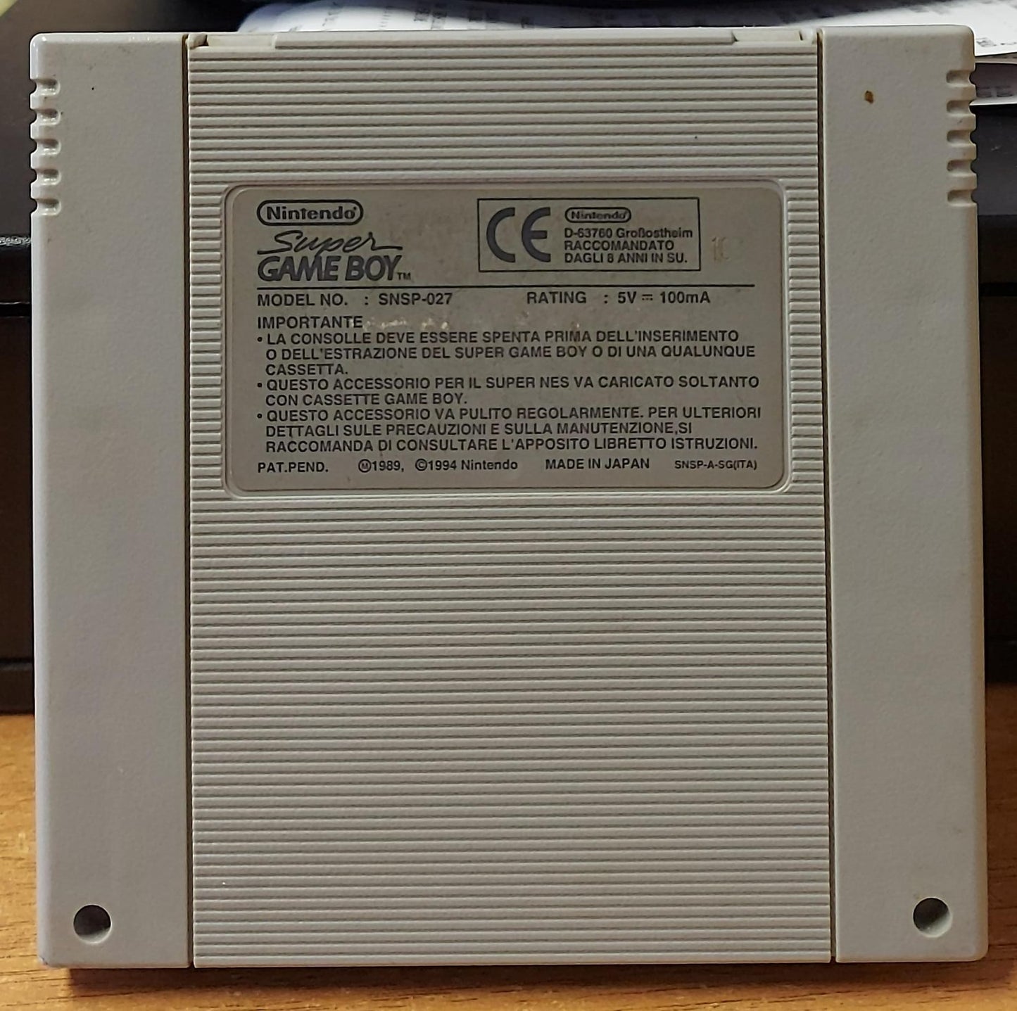 ADATTATORE SUPER GAMEBOY