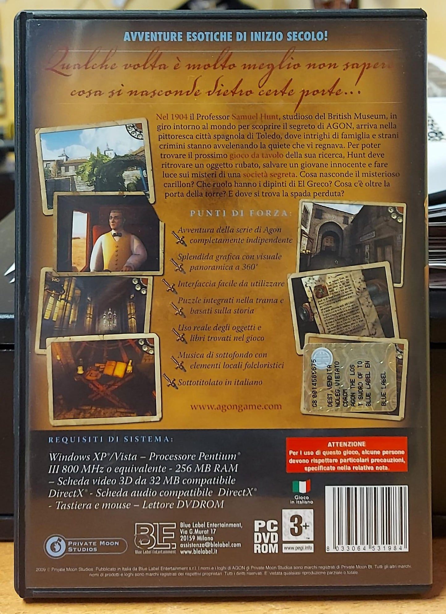 AGON THE LOST SWORD OF TOLEDO