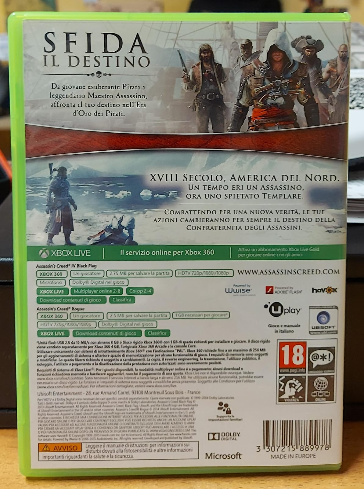 ASSASSIN'S CREED IV BLACK FLAG + ROGUE