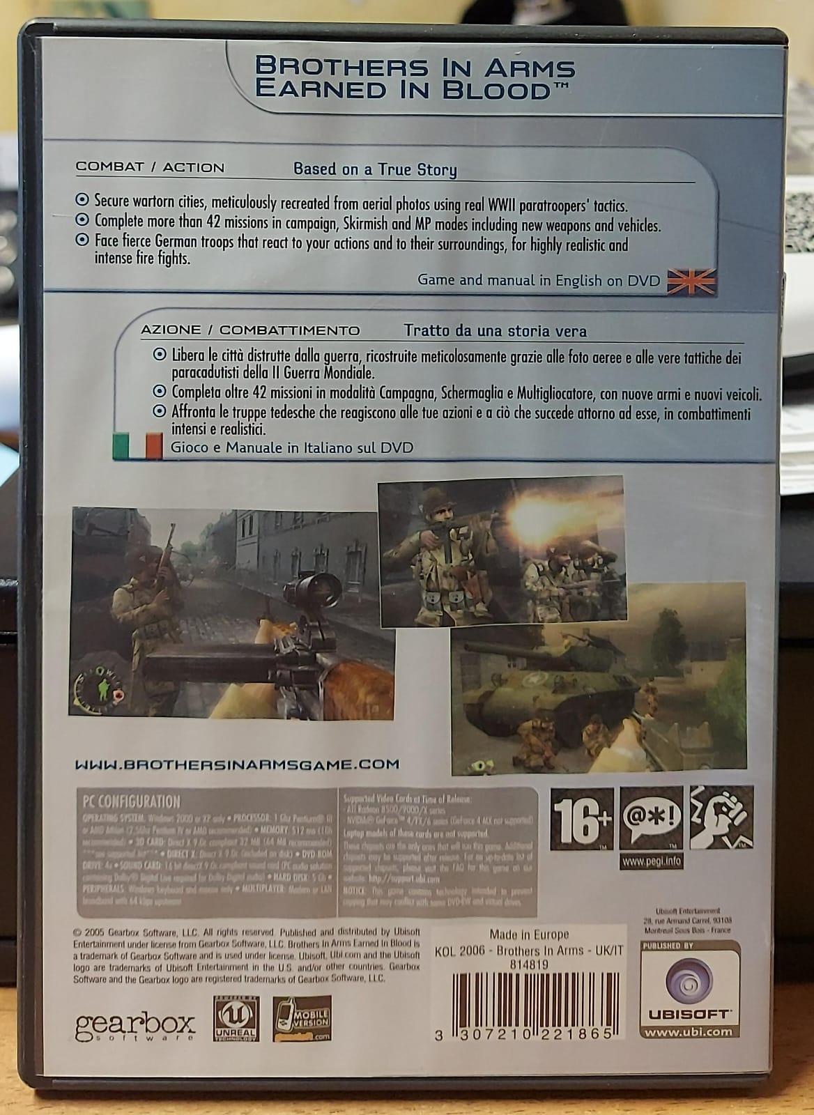 BROTHERS IN ARMS EARNED IN BLOOD