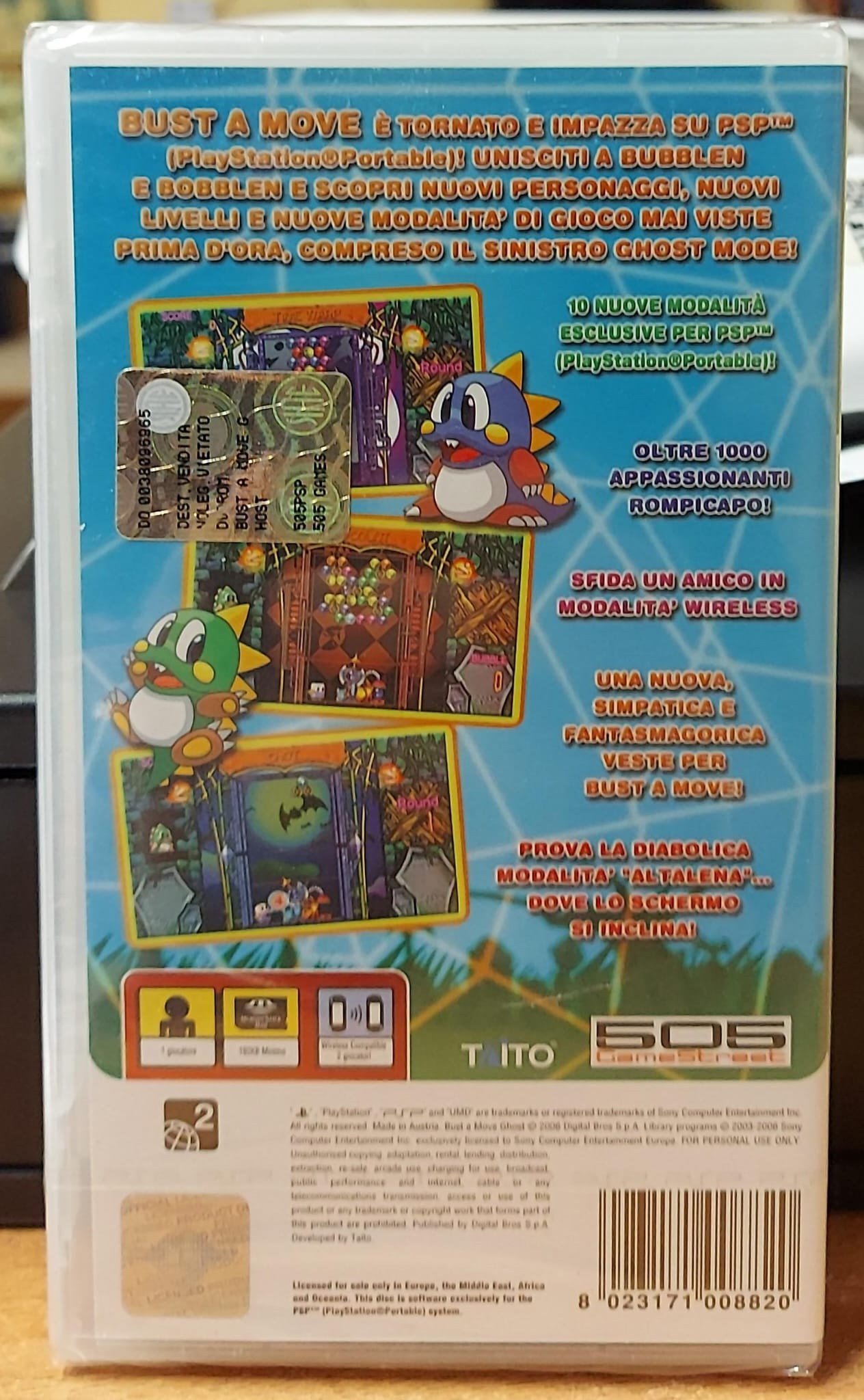 Bust A Move Ghost PSP PAL SPANISH Bust A Move Ghost PSP PAL SPANISH