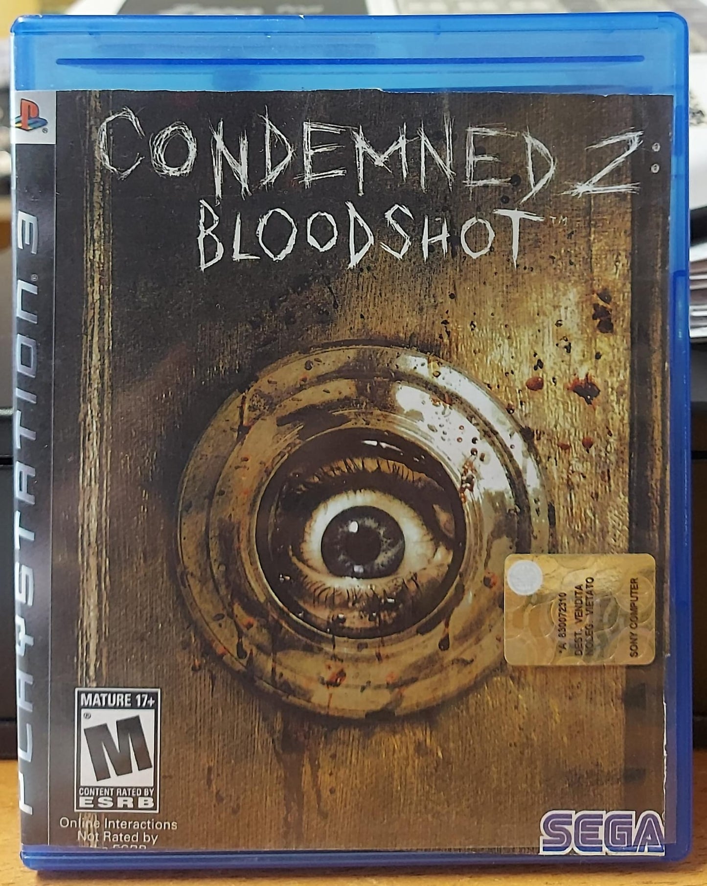 CONDEMNED 2 - COPERTINA FOTOCOPIATA COLORI