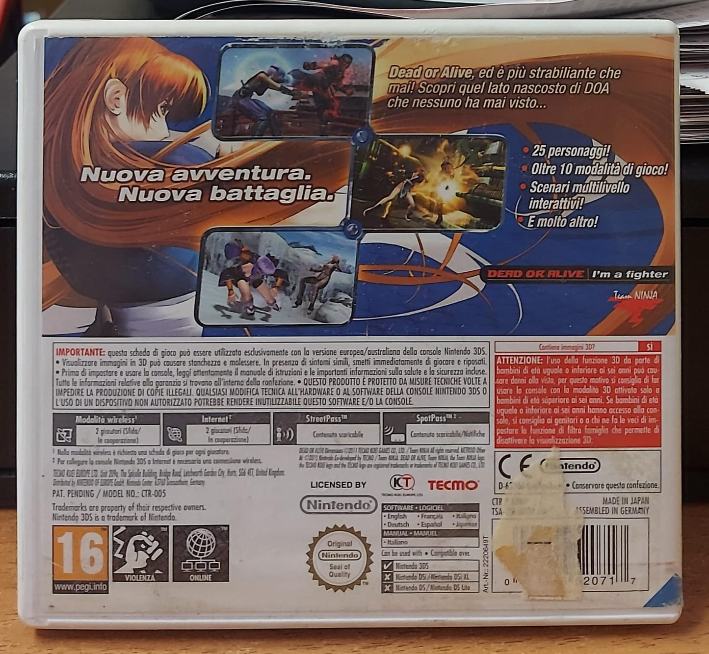 DEAD OR ALIVE DIMENSIONS