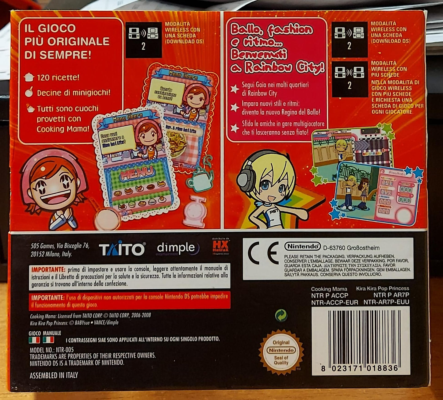 DOUBLE PAK KIRA KIRA + COOKING MAMA