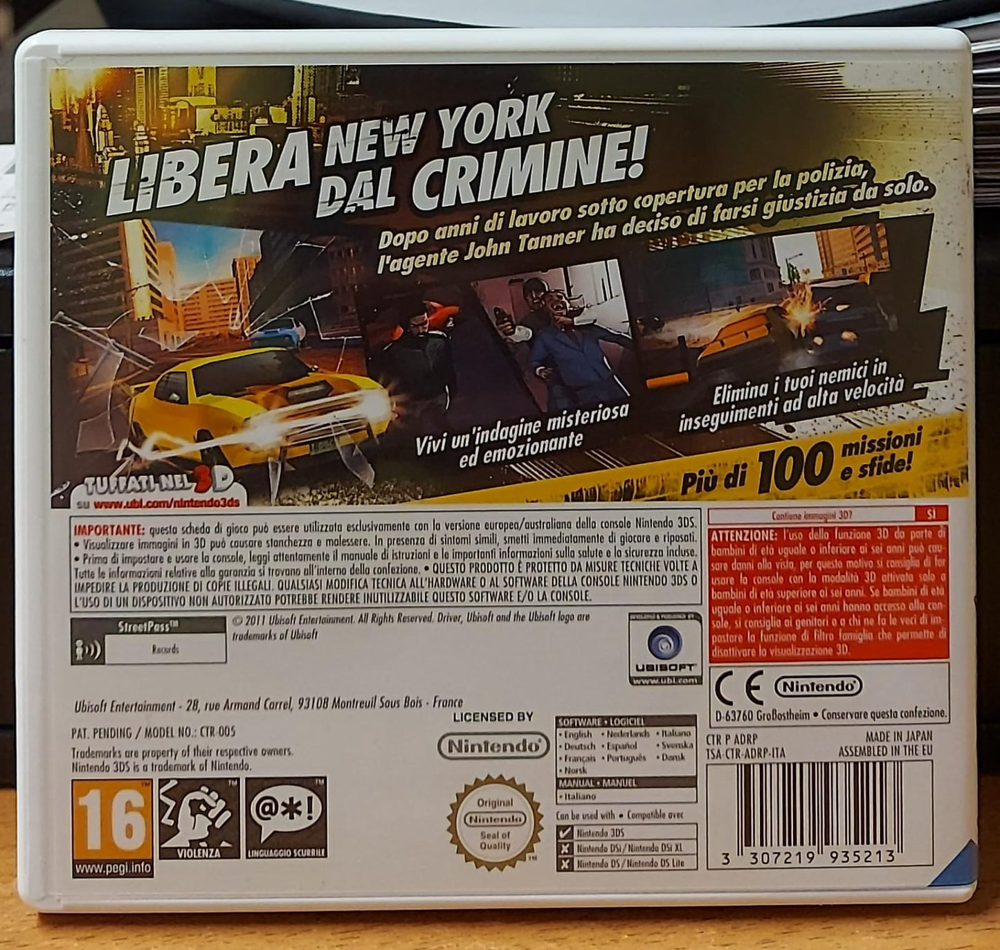 DRIVER RENEGADE 3D