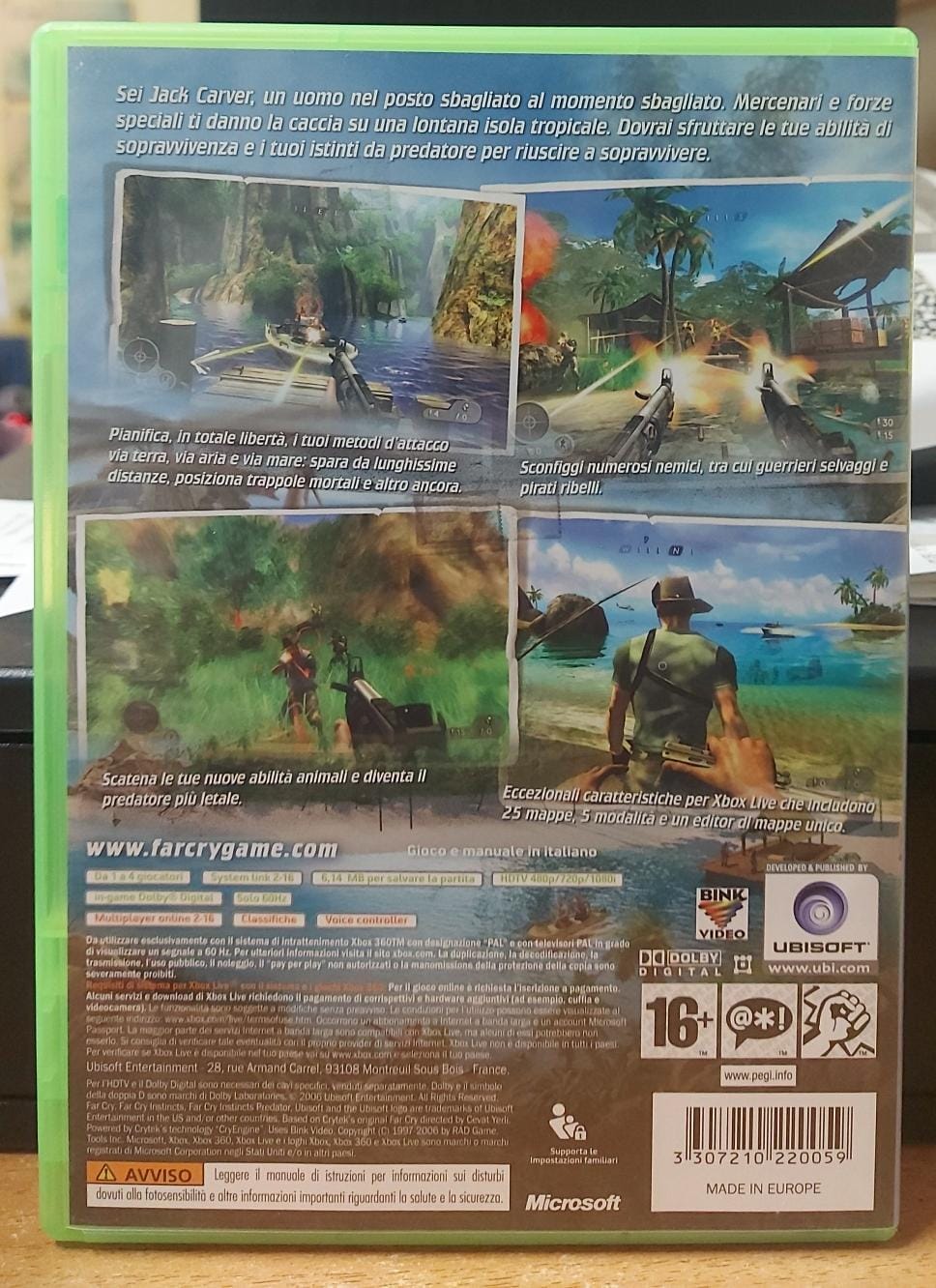 FAR CRY INSTINCTS PREDATOR