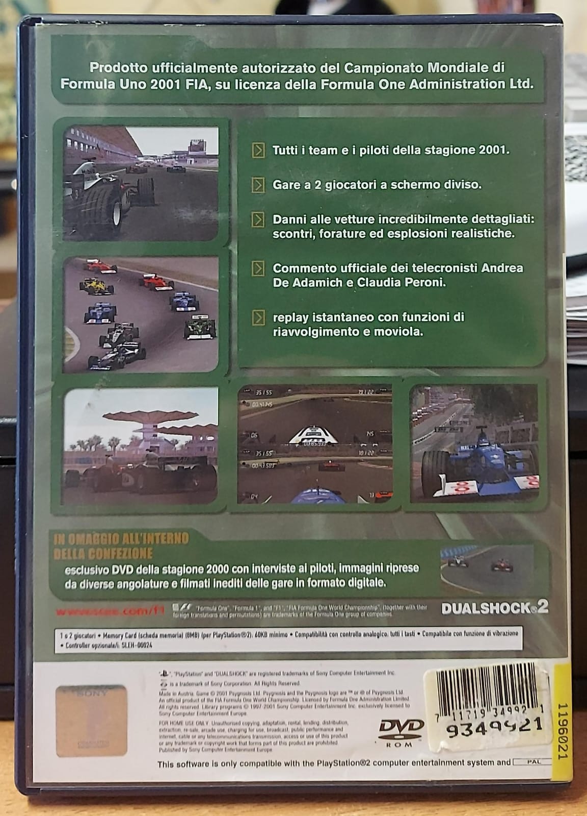 FORMULA ONE 2001 EDIZIONE LIMITATA