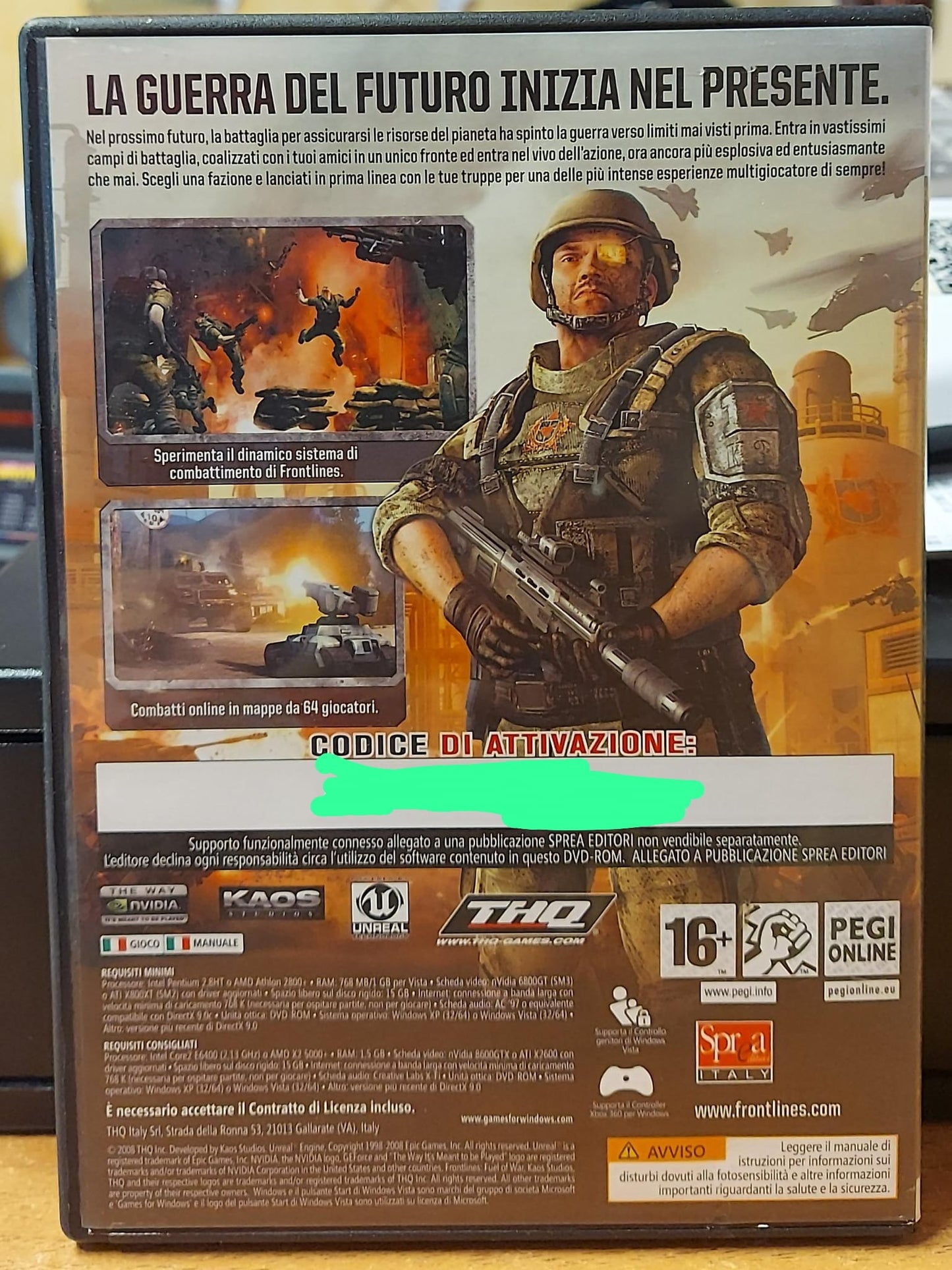 FRONTLINES FUEL OF WAR