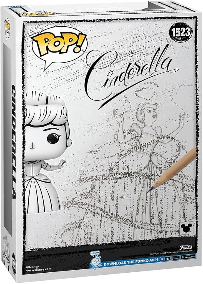 FUNKO POP COVER SKETCHED CINDERELLA