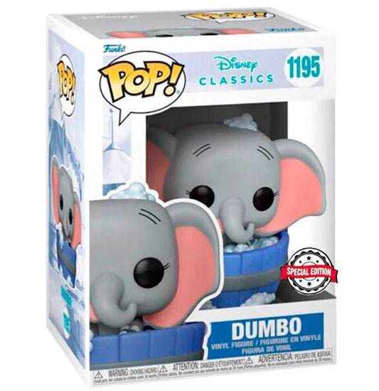 FUNKO POP DISNEY: CLASSICS - 1195 DUMBO IN BATHTUB (EXCLUSIVE) 9 CM