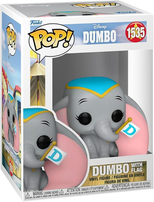 FUNKO POP DISNEY DUMBO S3– DUMBO W FLAG 9 CM 1
