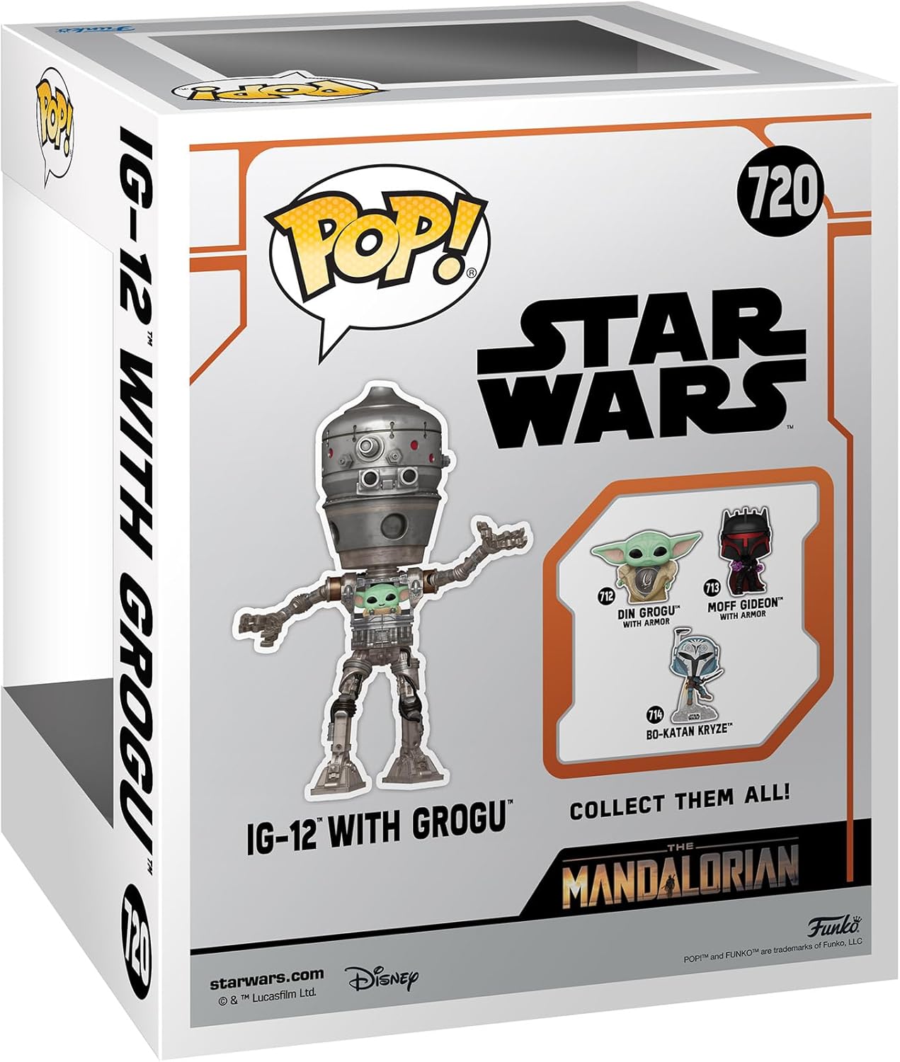 FUNKO POP! IG-12 WITH GROGU