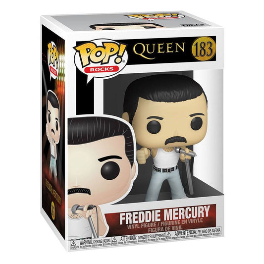 FUNKO POP QUEEN - 183 FREDDIE MERCURY RADIO GAGA 1985 9 CM