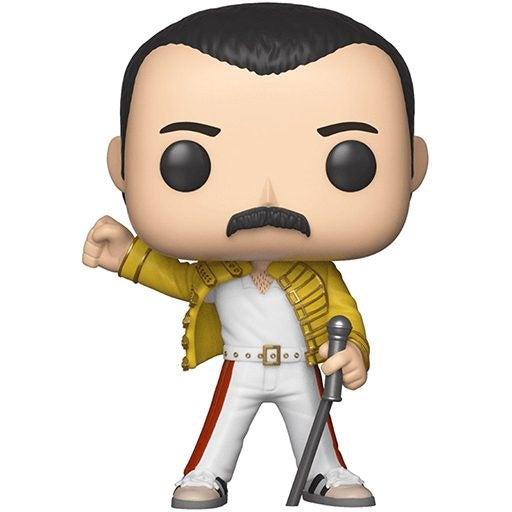 FUNKO POP QUEEN - 96 FREDDIE MERCURY (WEMBLEY 1986) 9 CM