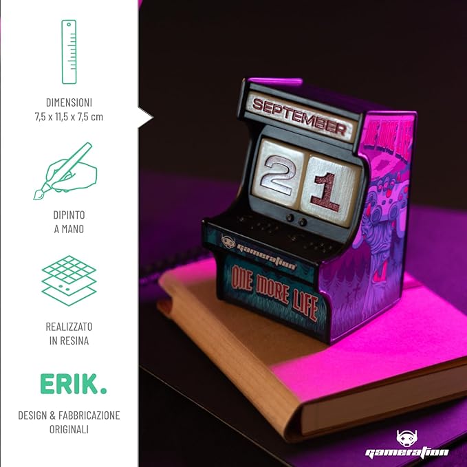 GAMERATION CALENDARIO PERPETUO 3D GAMERATION ARCADE