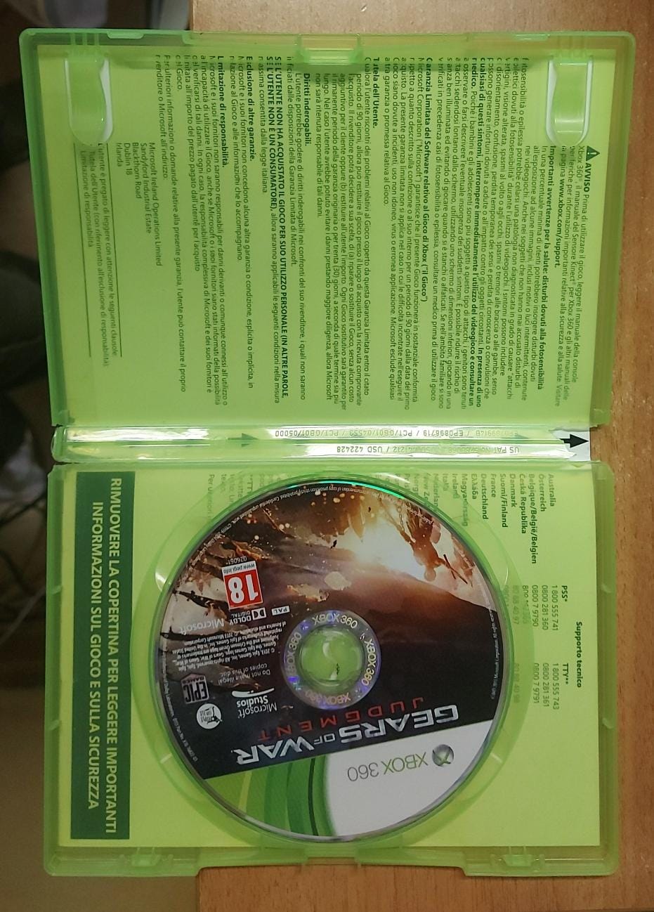 GEARS OF WAR JUDGMENT
