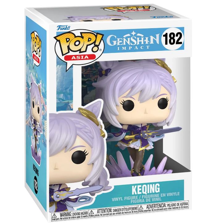 GENSHIN IMPACT 182 KEQUING 9CM FUNKO POP!