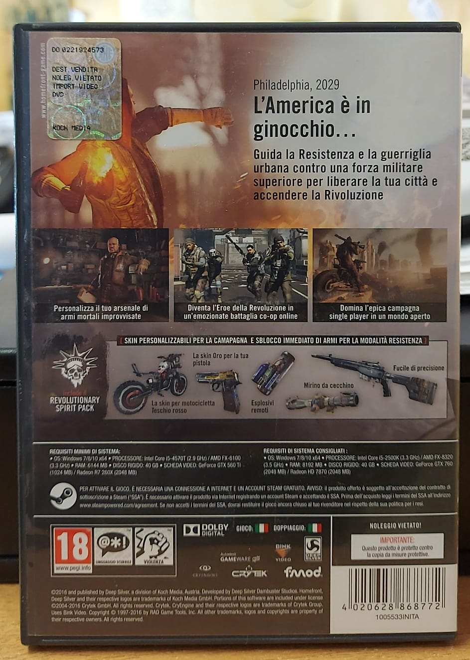 HOMEFRONT THE REVOLUTION