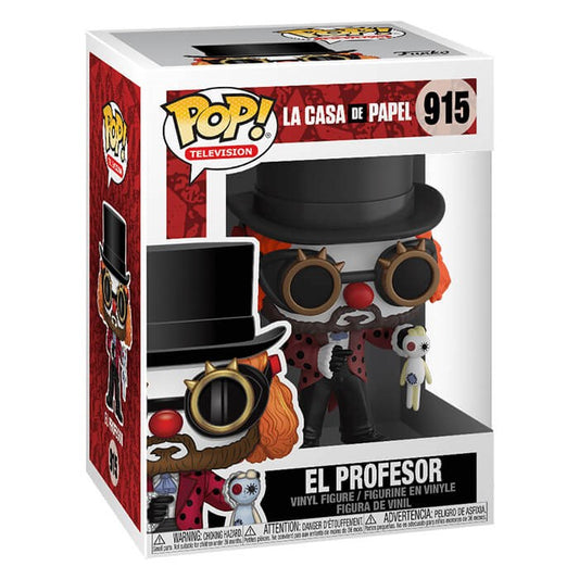 LA CASA DI CARTA - 915 IL PROFESSORE (CLOWN) 9CM