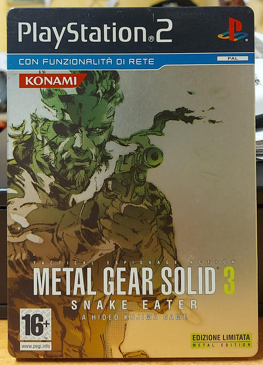METAL GEAR SOLID 3 SNAKE EATER EDIZIONE LIMITATA CON STEELBOOK