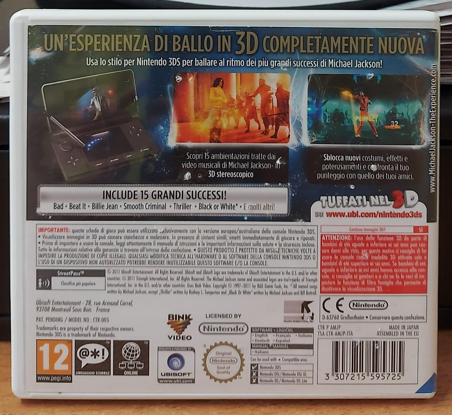 MICHAEL JACKSON THE EXPERIENCE 3D