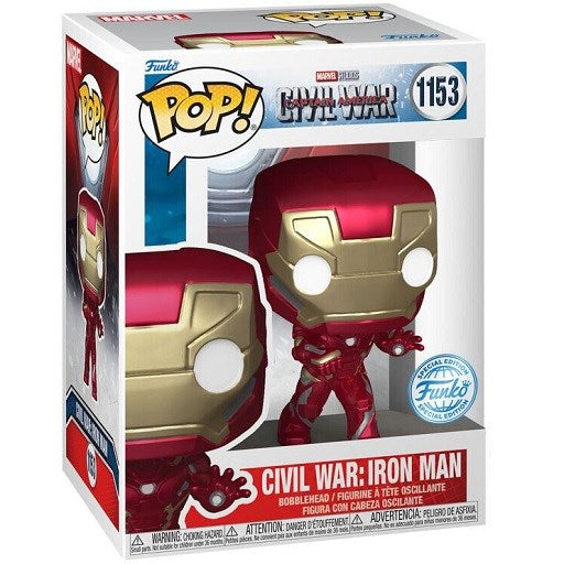 MARVEL: CIVIL WAR BUILD A SCENE - IRON MAN (EXCLUSIVE) 9CM