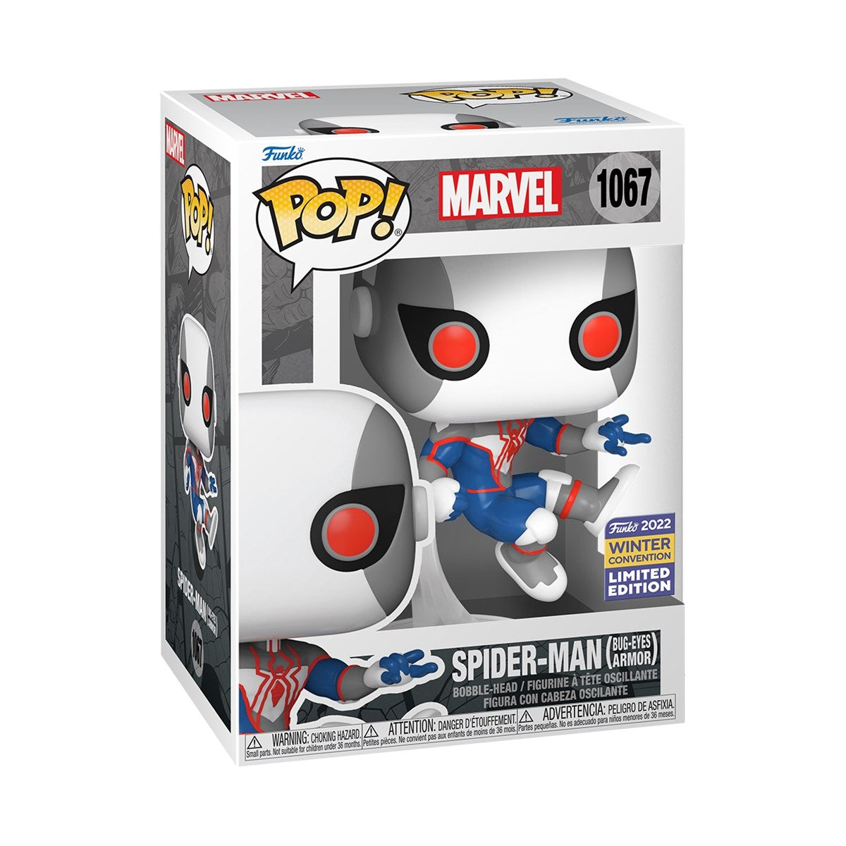 Marvel Comics Insect MARVEL COMICS - 1067 SPIDER-MAN (BUG-EYES ARMOR) (EXCLUSIVE) 9CM ...