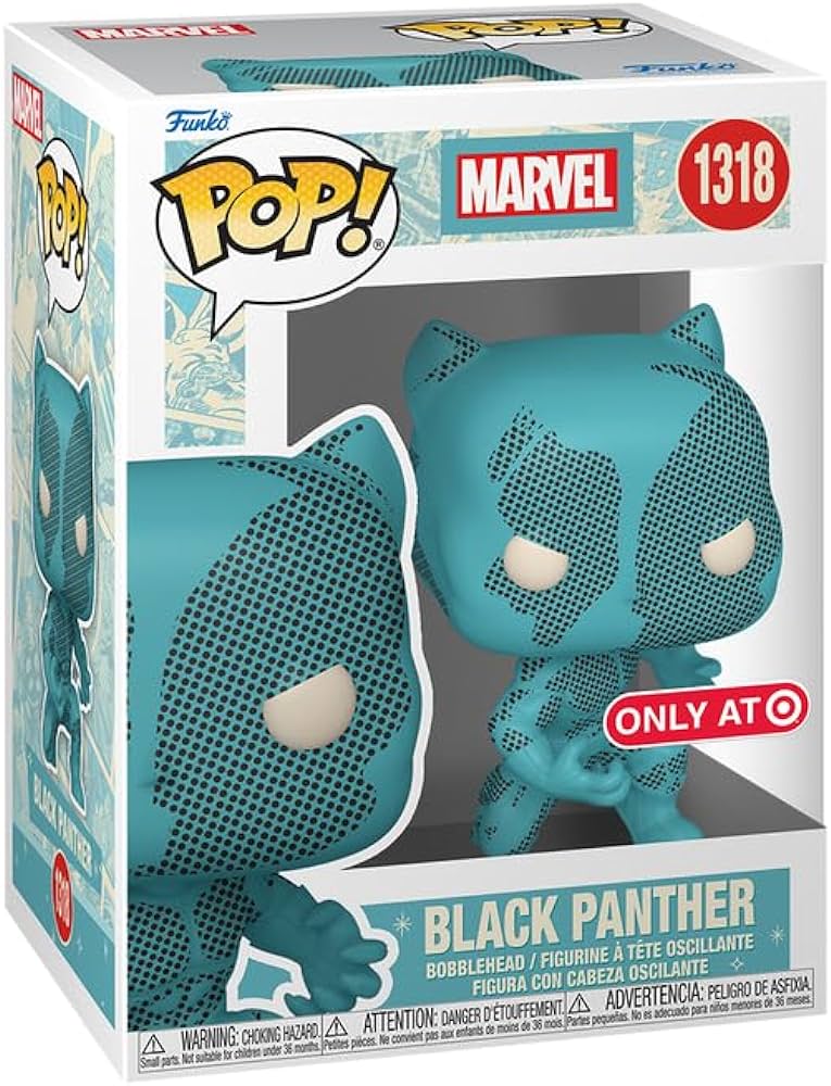 MARVEL: RETRO REIMAGINED - 1318 BLACK PANTHER (EXCLUSIVE) 9CM