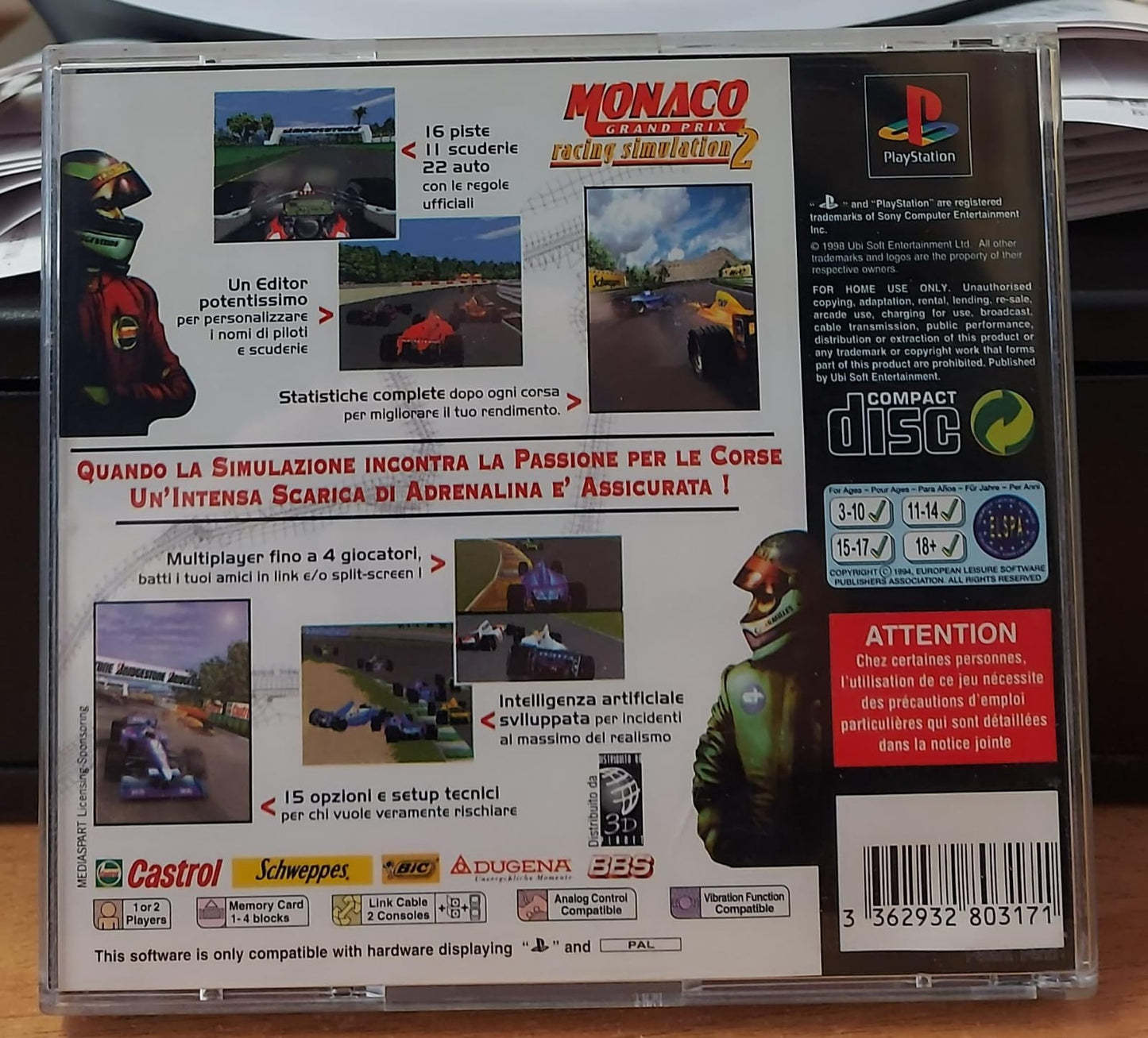 MONACO GRAND PRIX RACING SIMULATION 2