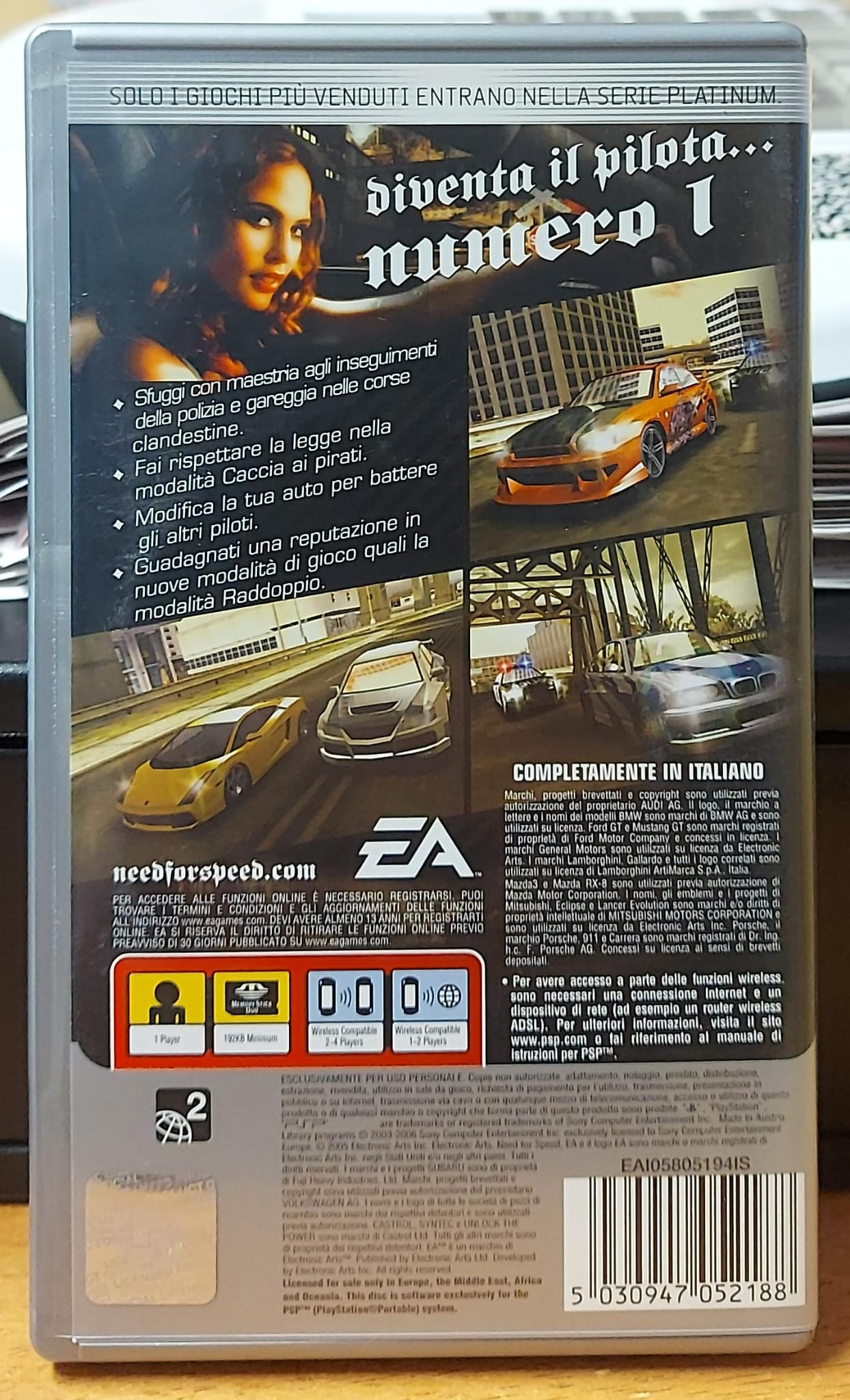 NEED FOR SPEED MOST WANTED 5-1-0 - PLATINUM